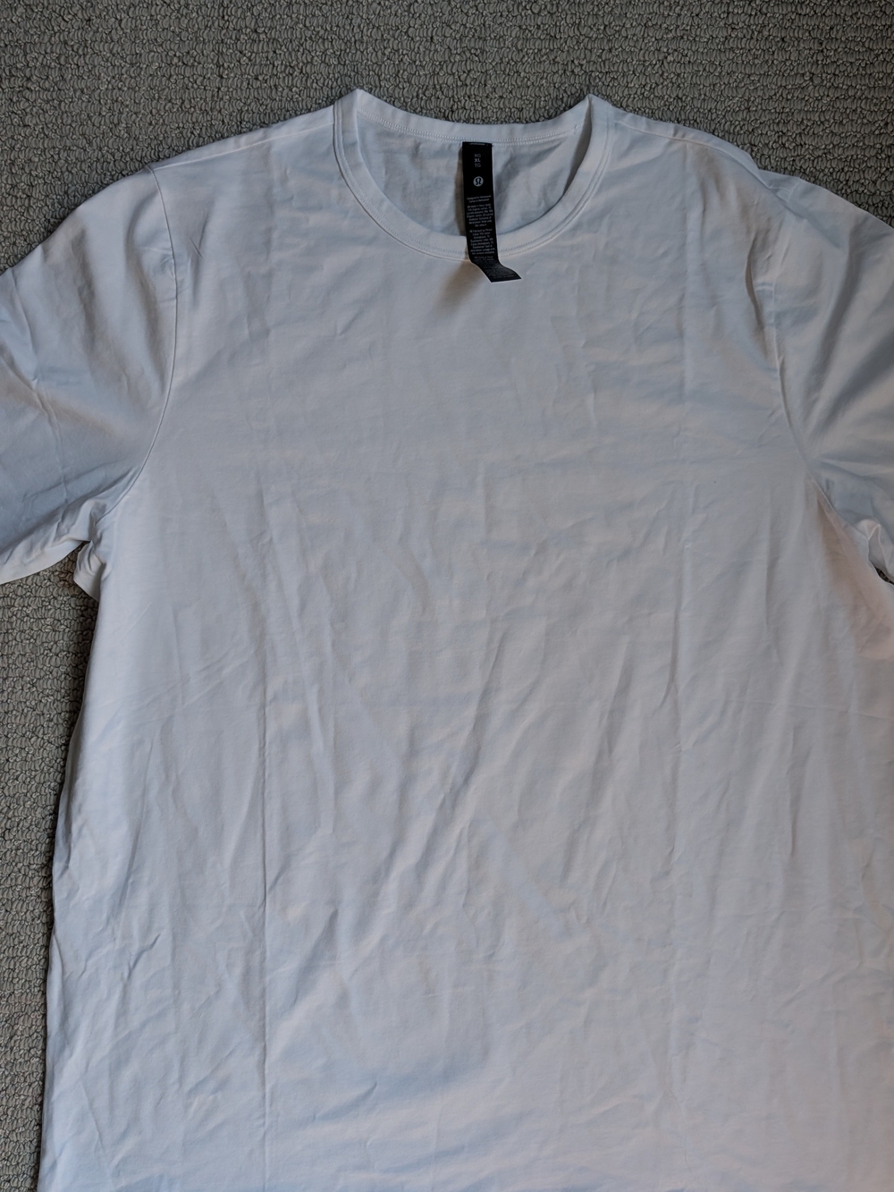 lululemon athletica White Short Sleeve Crew Tee